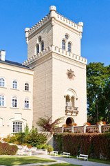 Fototapeta na wymiar castle Chyse, Karlovy Vary region, Czech republic
