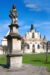 Fototapeta na wymiar St. Anna Church, Mnichovo Hradiste, Czech republic