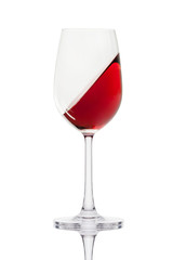 red wine in a glass