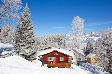 Winter in alps