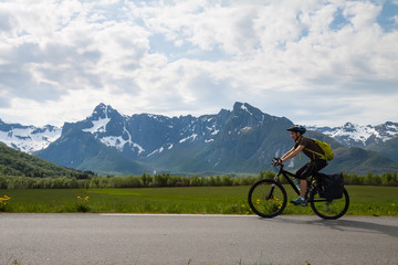 Mountain bike cyclist, Norway