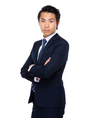 Serious businessman portrait