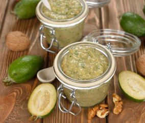 jam of feijoa and walnuts