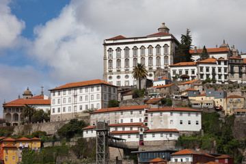 Fototapeta na wymiar Episcopal Palace of Porto in Portugal