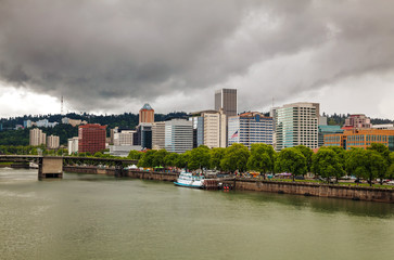 Downtown Portland cityscape