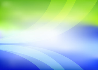 Abstract green-blue background