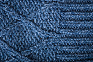 abstract background texture of a knitted fabric
