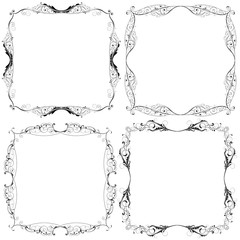 Set of ornamental frames