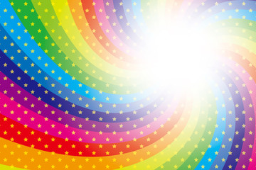 #Background #wallpaper #Vector #Illustration #design #free #free_size #charge_free #colorful #color rainbow,show business,entertainment,party,image 背景素材壁紙(星屑と虹色の放射)