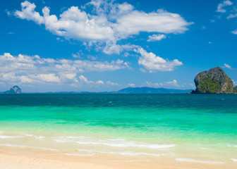 Stormy Scene Serene Waters