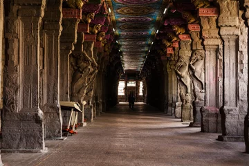 Foto op Plexiglas Tempel Sri Meenakshi-tempel