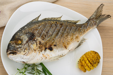 Grilled dorado