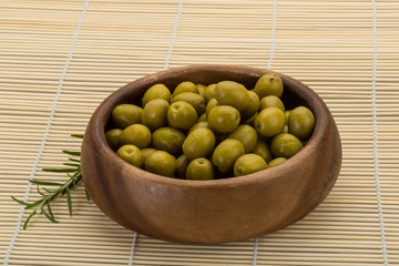 Green olives