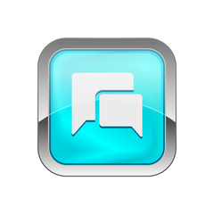 Naklejka premium Glossy Vector Icon 