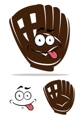 Cute cartoon baseball glove