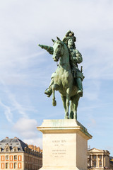 Statue of Louis XIV  in Versailles France
