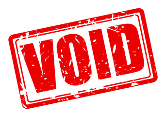 Void red stamp text