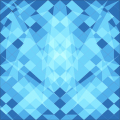 Fototapeta na wymiar Abstract background with blue polygons. Raster.