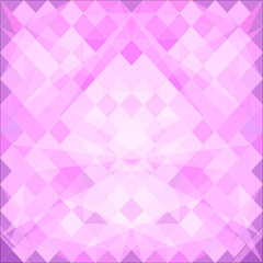 Abstract background with polygon light pink. Raster.