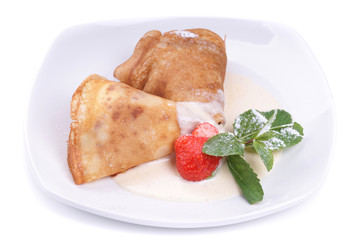 Блинчики с соусом
