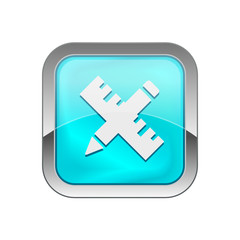 Obraz premium Glossy Vector Icon 