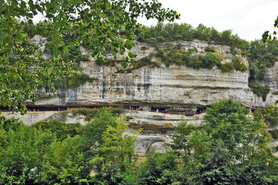 La Roque Saint Christophe, Perigord