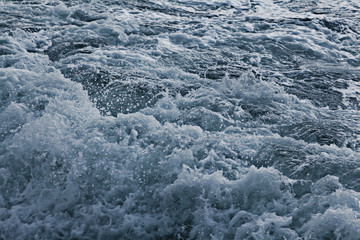 texture waves sea storm gray foam