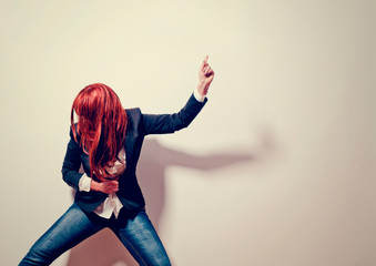 sad businessgirl - business rocks 04_2