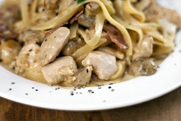Plate of Chicken Pasta