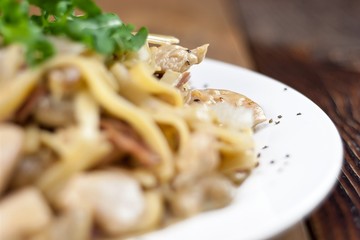 Plate of Chicken Pasta