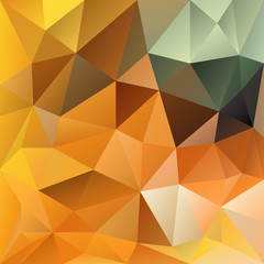vector polygonal background triangular design in orange colors
