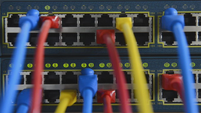 LEDs blinking on a node