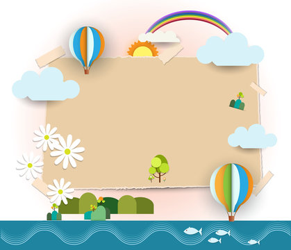 Blank paper notes- space for text  post it notes