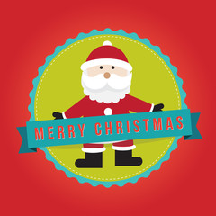 Merry christmas badge, sticker, banner