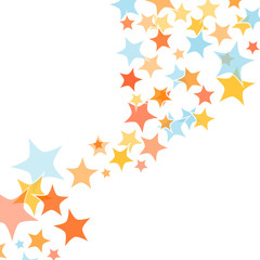 Abstract colorful stars background