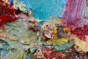 an artist's palette