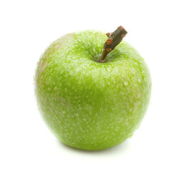 Ripe green apple.