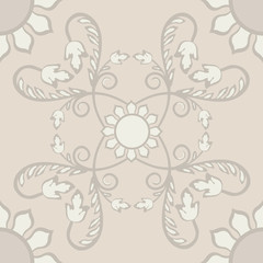 Seamless colourful ornament tiles