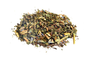 Pile of grain of green tree