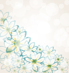Fototapeta na wymiar Spring flower background