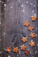 Decorative christmas composition