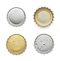 metal cap bottle drink