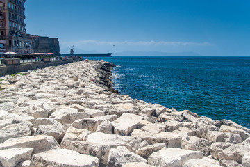 Sea coast in Naples