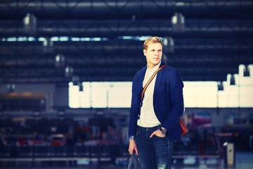 Man at the airport