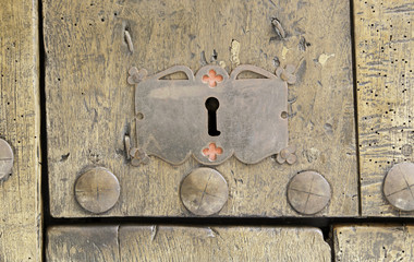 Old metal lock