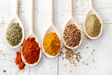 various spices