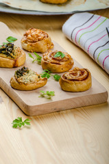 Canapés puff pastry
