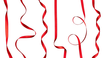 red ribbon bow celebration decoration