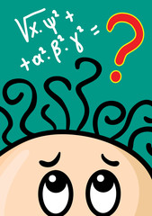 Cartoon vector face