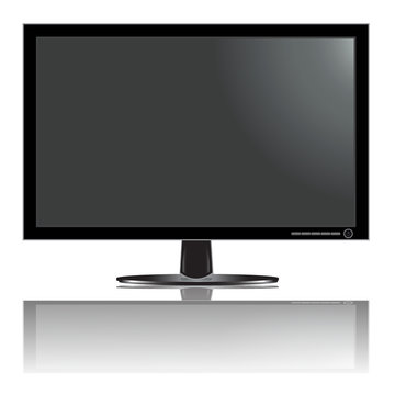 Wide, screen, computer, monitor